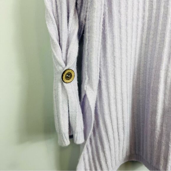 Free People Around the Clock Pullover Cozy Lavender Oversized Sweater Tunic XS - Picture 11 of 16